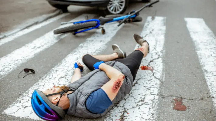 bicyclist who was injured by a motorvehicle