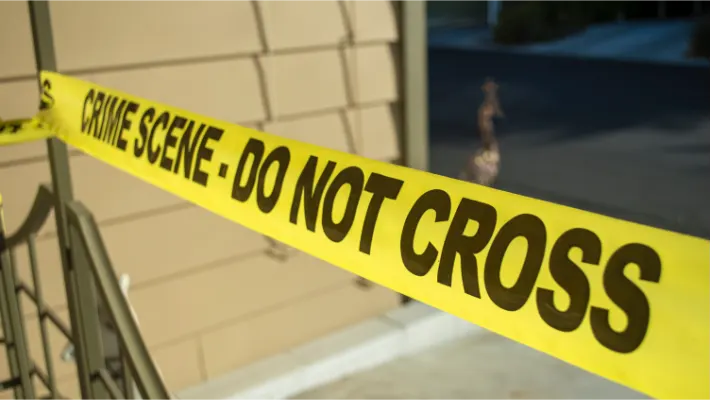 image of police tape whic says do not cross
